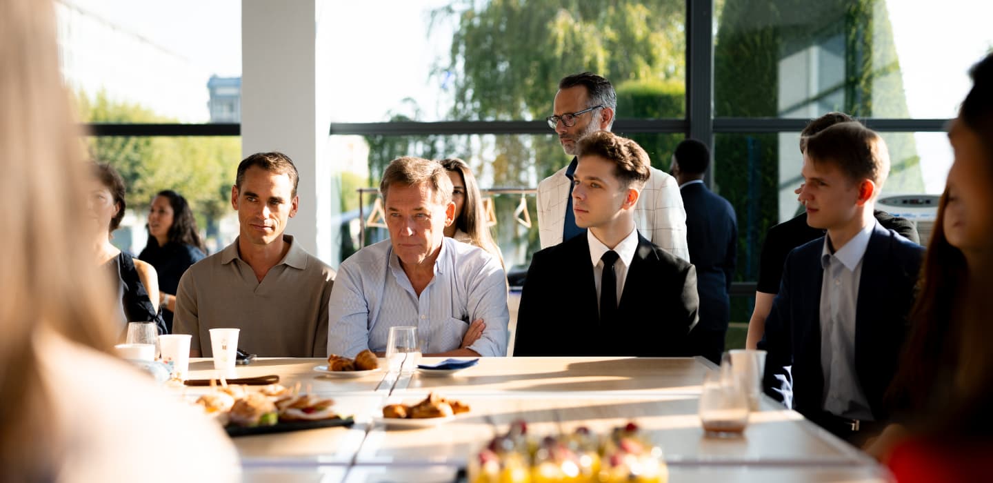 HIM Business School lors d'événements professionnels, aux côtés de chefs d'entreprise